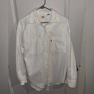 Levi's White Button Down Shirt for Women